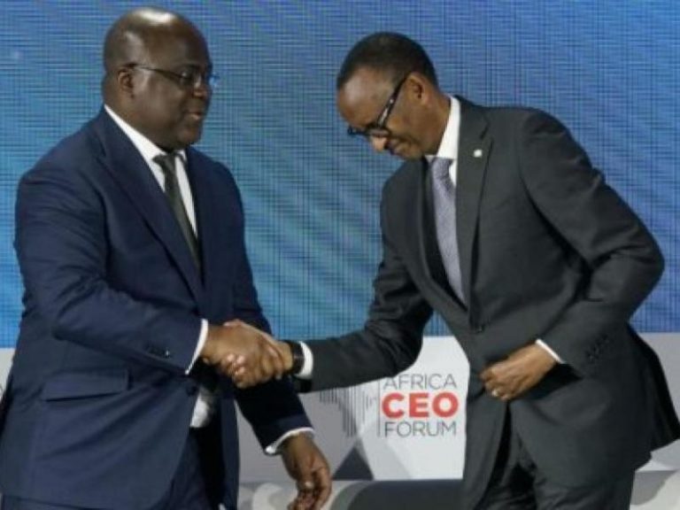 Félix Tshisekedi et Paul Kagame 1